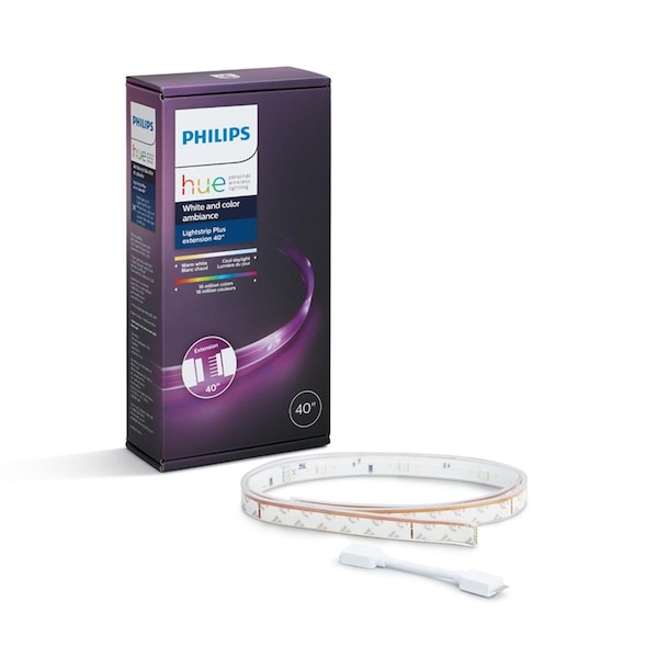 Signify Hue Connector LED Smart Lightstrip Plus Extension Color Ambiance White & Clear 3002053 - main